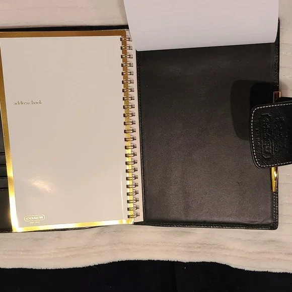 Coach 2009 Planner/Address Portfolio